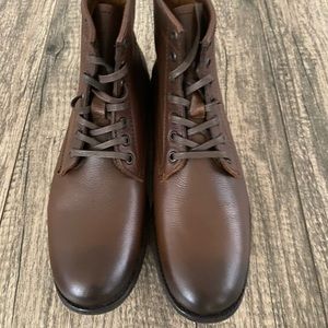 FRYE Tyler Lace Up Cognac Women Boots NEW  Size US Size 7.5